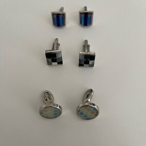 3 sets Cufflinks